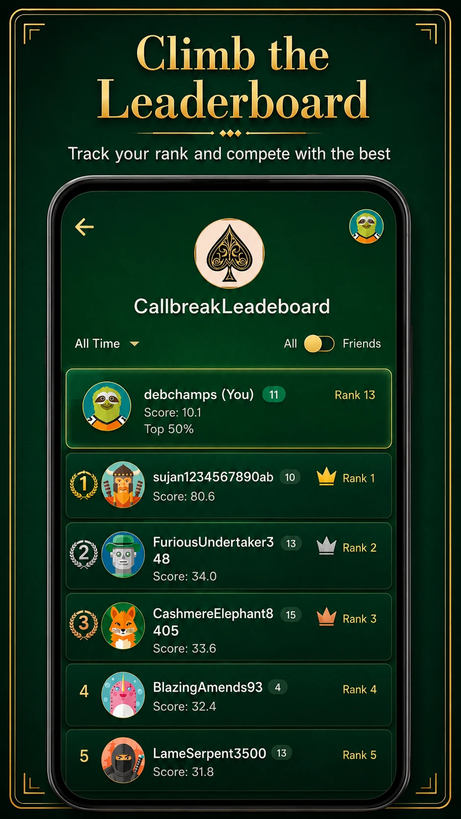 Callbreak Card Game screenshot